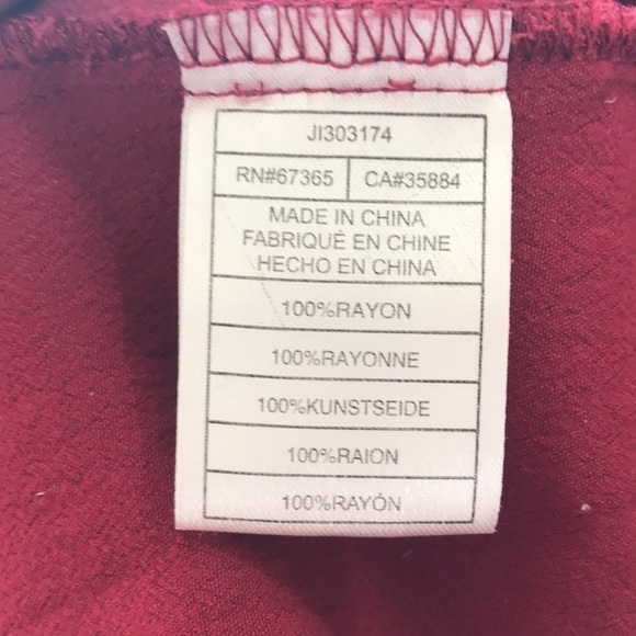 JACK by BB Dakota red long sleeve romper size Medium - Picture 12 of 12